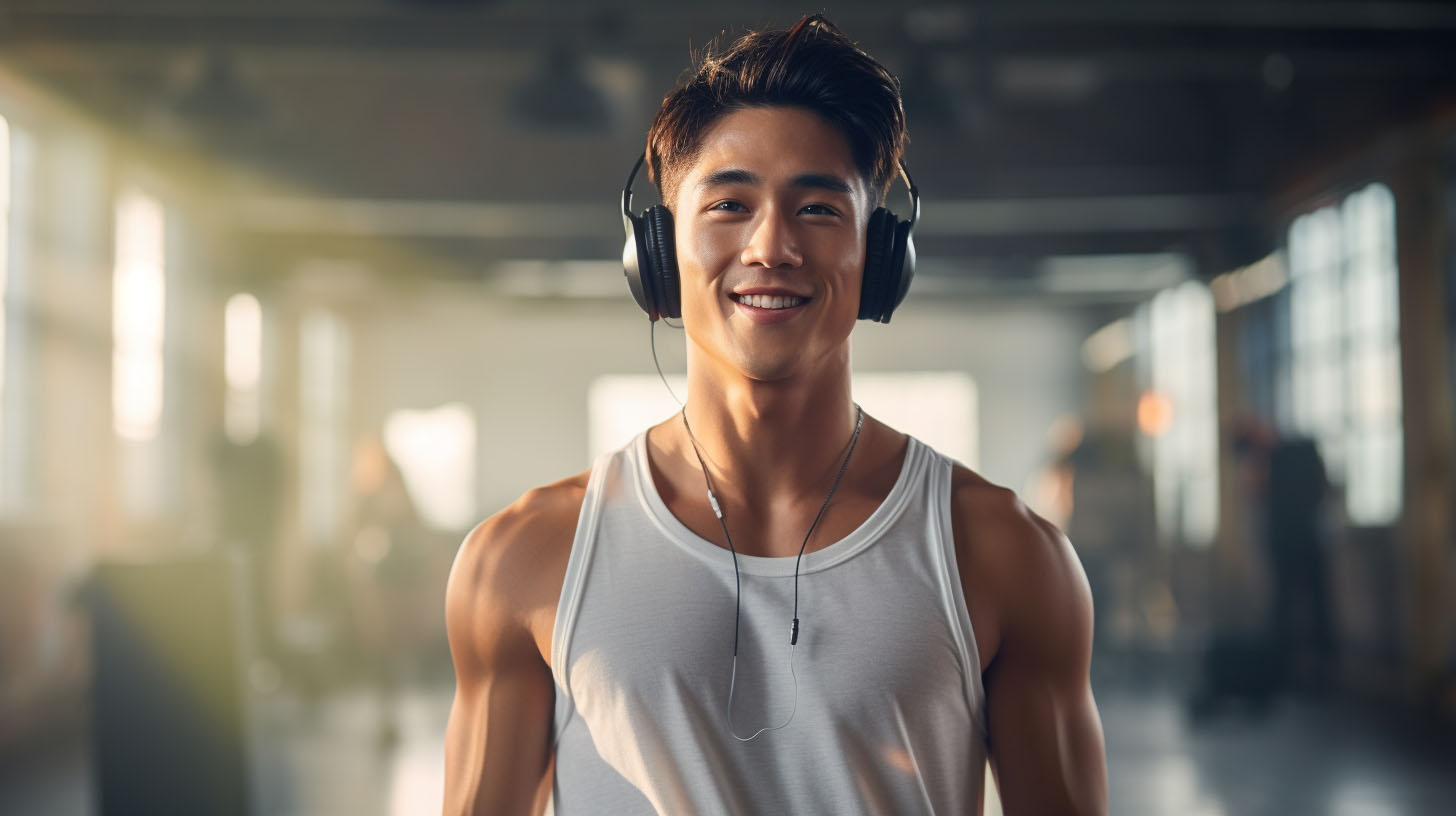 An young man exercising with ActivLife